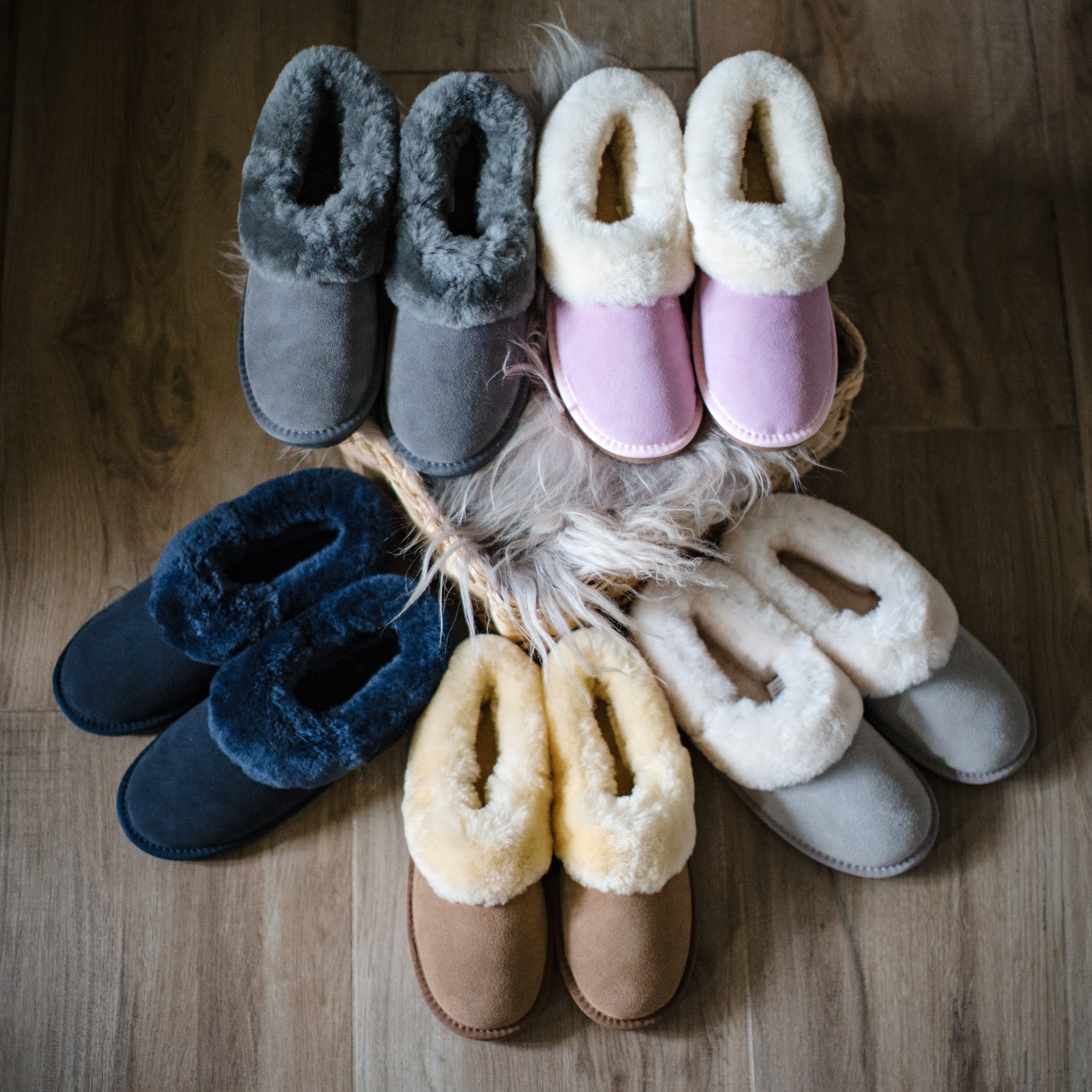 Deluxe Ladies 'Beccy' Sheepskin Slipper Boot - Chestnut - Image 4