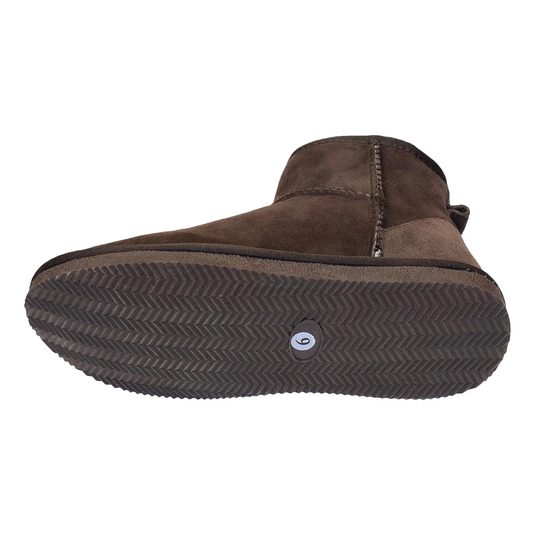Deluxe Ladies 'Megan' Sheepskin Ankle Boots - Chocolate - Image 3