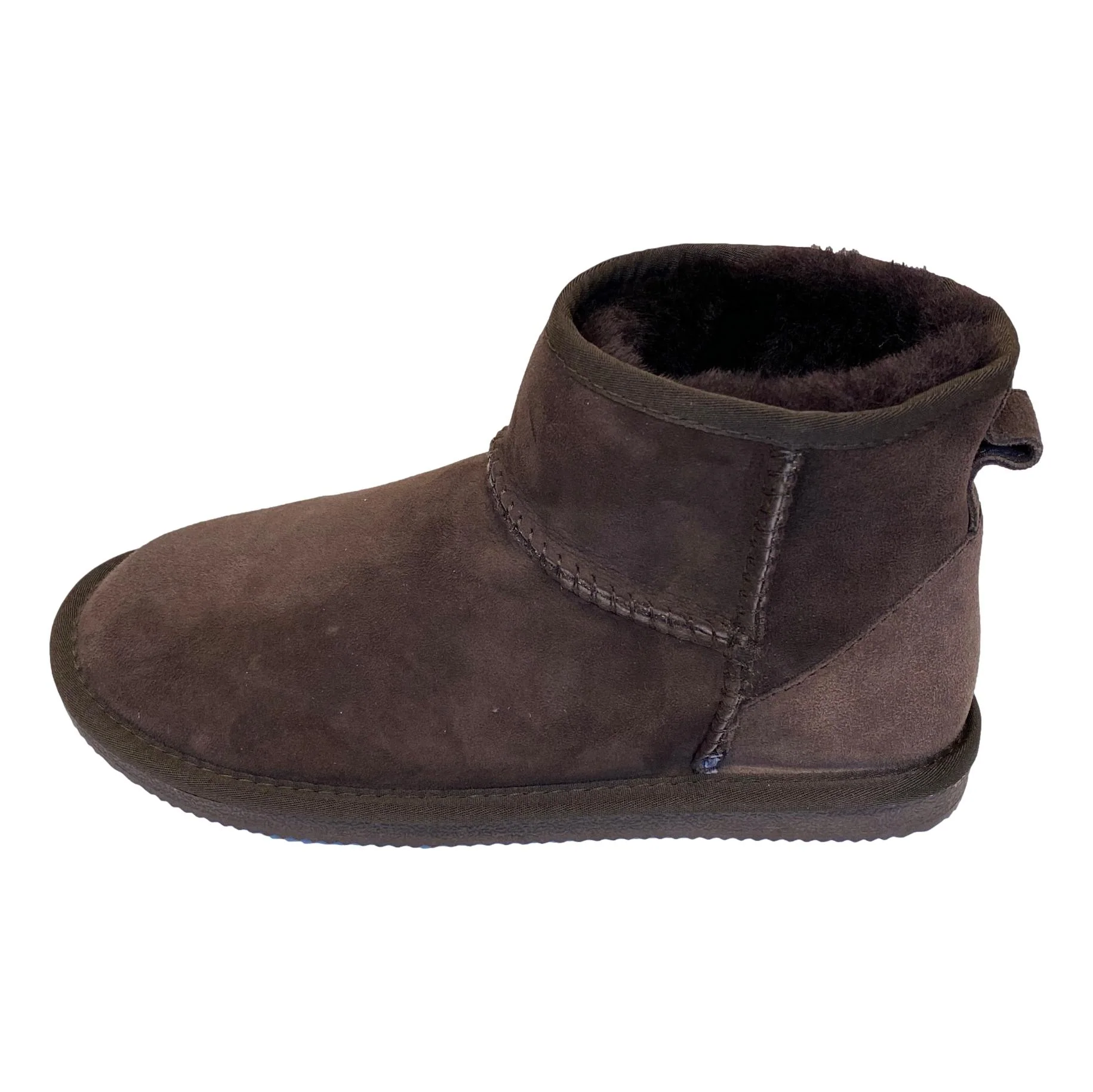 Deluxe Ladies 'Megan' Sheepskin Ankle Boots - Chocolate - Image 5