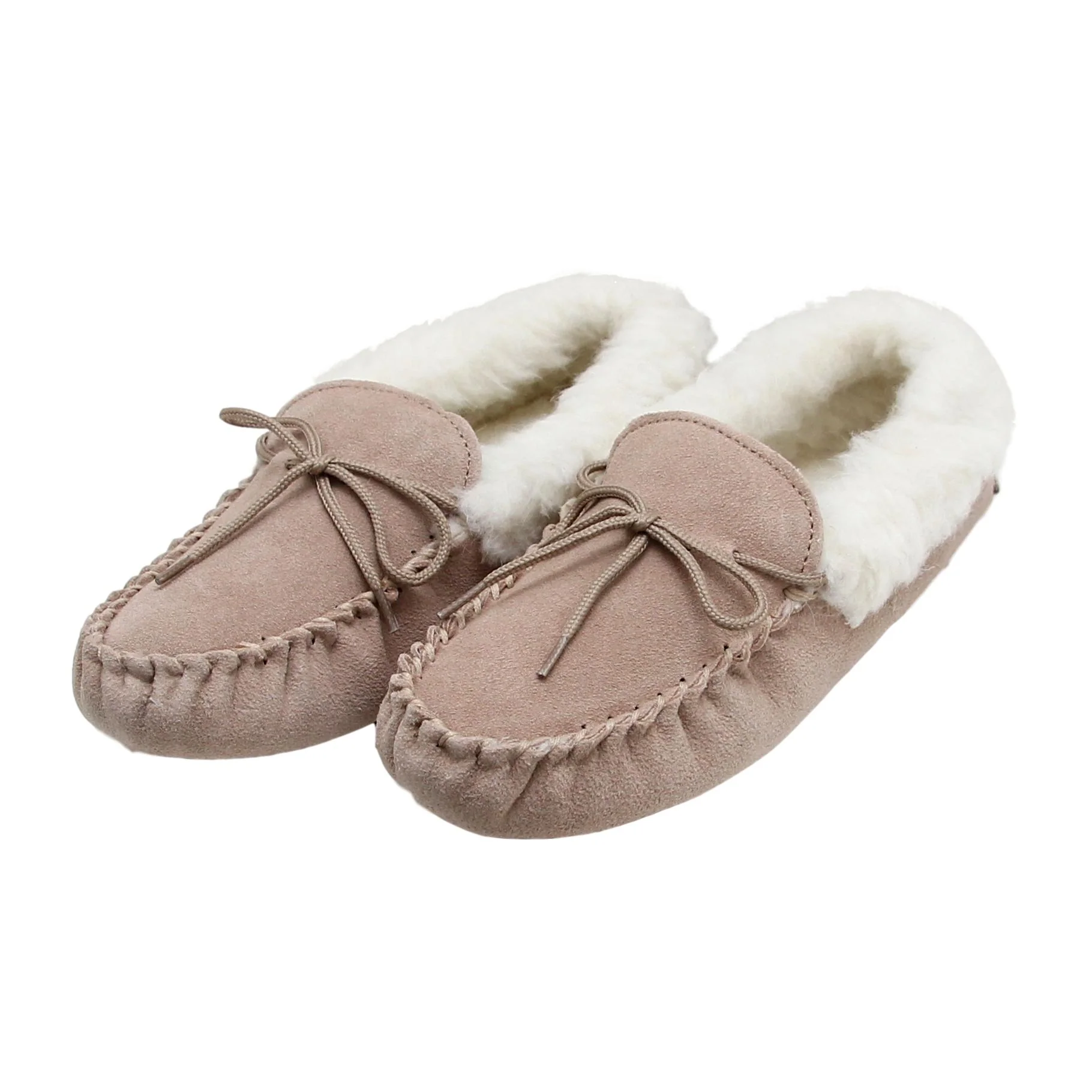 Deluxe Ladies 'Sophie' Sheepskin Moccasin with Soft Sole - Image 6