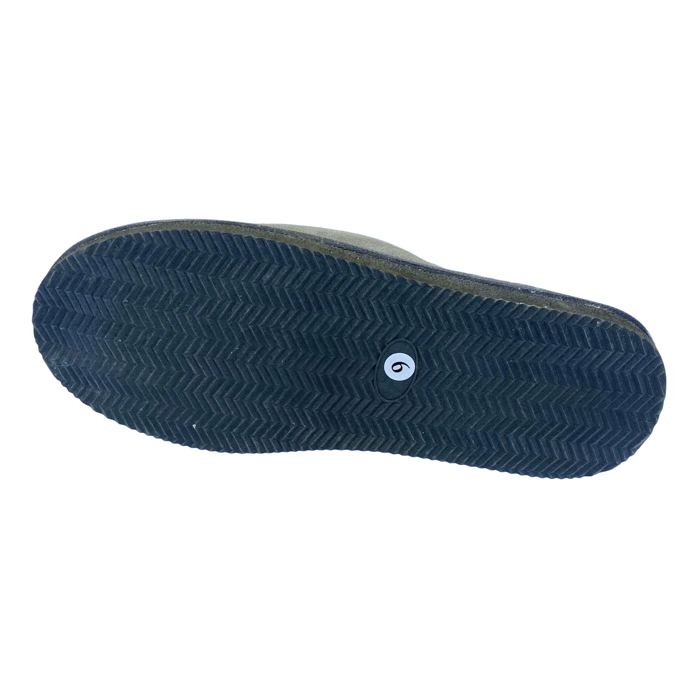 Deluxe Mens 'Michael' Sheepskin Slipper Mule - Dark Grey - Image 4
