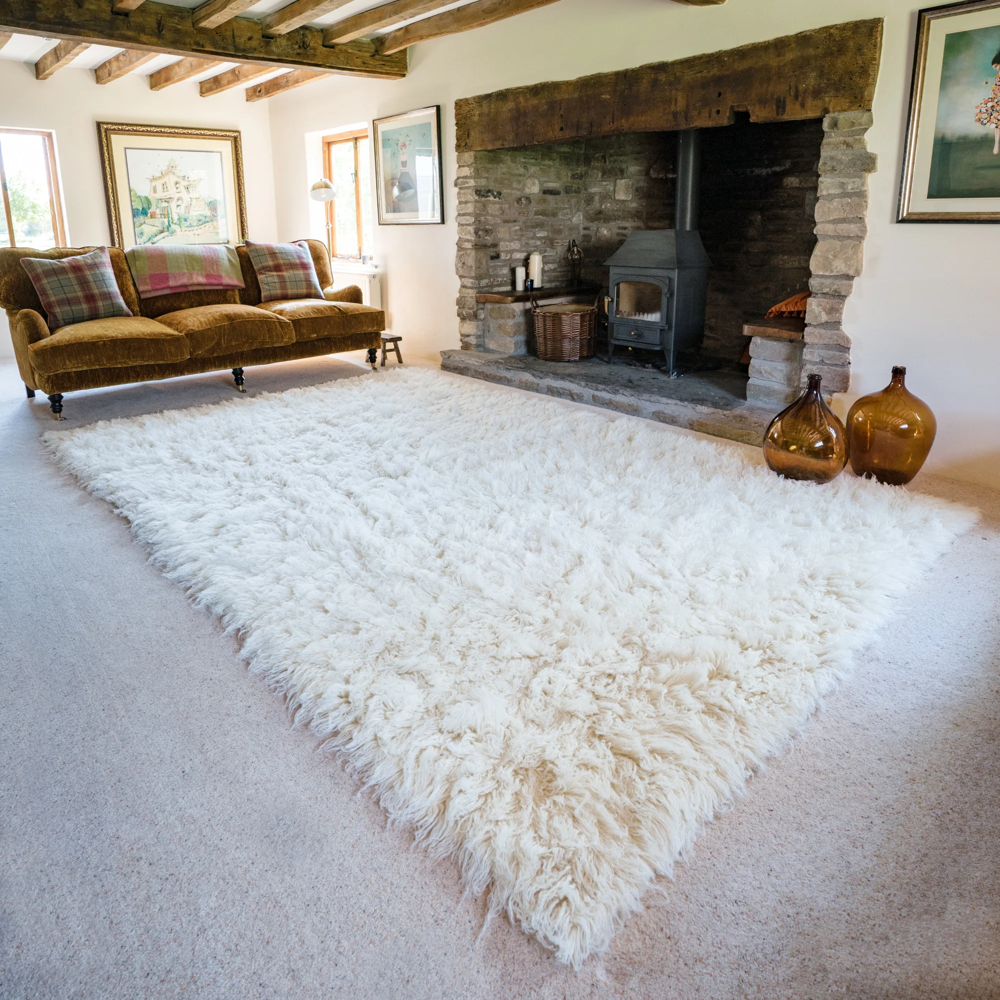 Flokati Rug - 1400 grms Thickness - Image 4